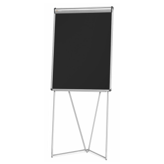 EuroFlip® FlipChart: grey alu/black foam board 